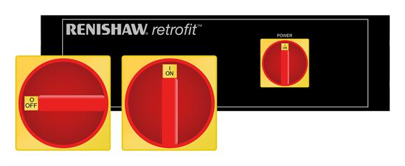 Retrofit cabinet mains switch