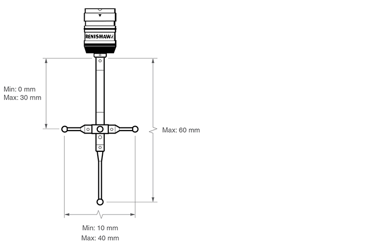 TP20 - recommended stylus limits - PH20 - medium force probe module