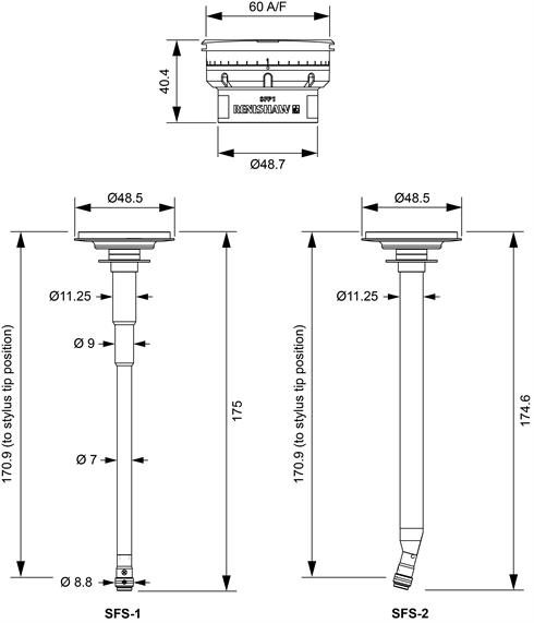 SFP1 dimensions