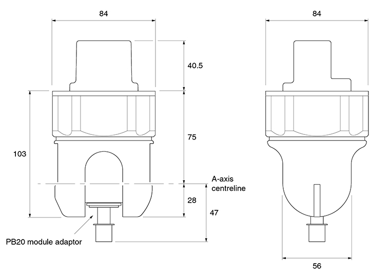 PH20 PLUS dimensions