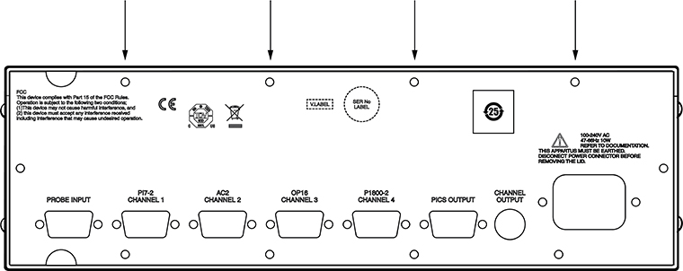 IS1-2 rear panel - removing top panel