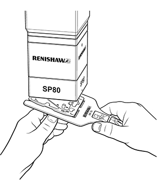 Detaching SH80 module from SP80