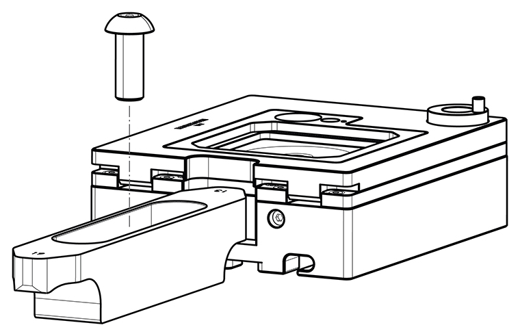 VA7 installation - affix VA7 using alternative clamps