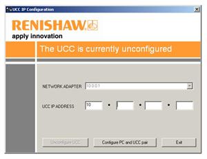 Setting the IP address of the UCC2 or UCC2-2