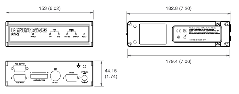 PI 7-3 dimensions