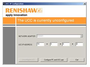 Setting the IP address of the UCC2 or UCC2-2