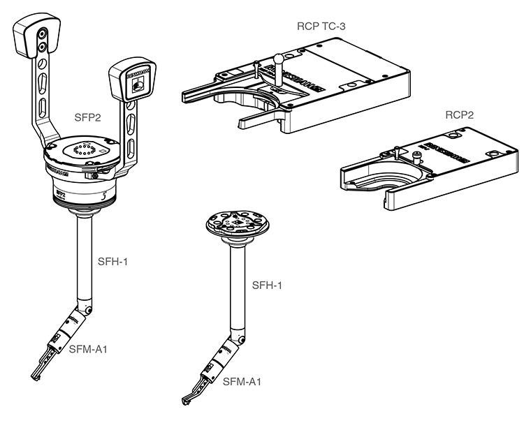 SFP2 probe change system - with SFH-1