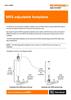 Leaflet:  User's leaflet: MRS adjustable footplates