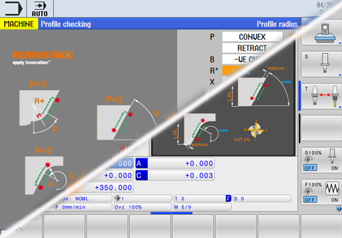 Siemens および Heidenhain GUI