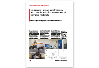 NF139(EN)-01-A Combined Raman spectroscopy nanoindentation assessment of complex materials