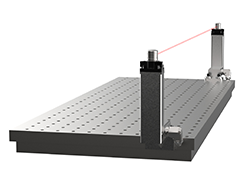 Custom machine tool bracket with mounted NC4 laser tool setter