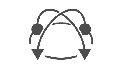 Icon representing volumetric test