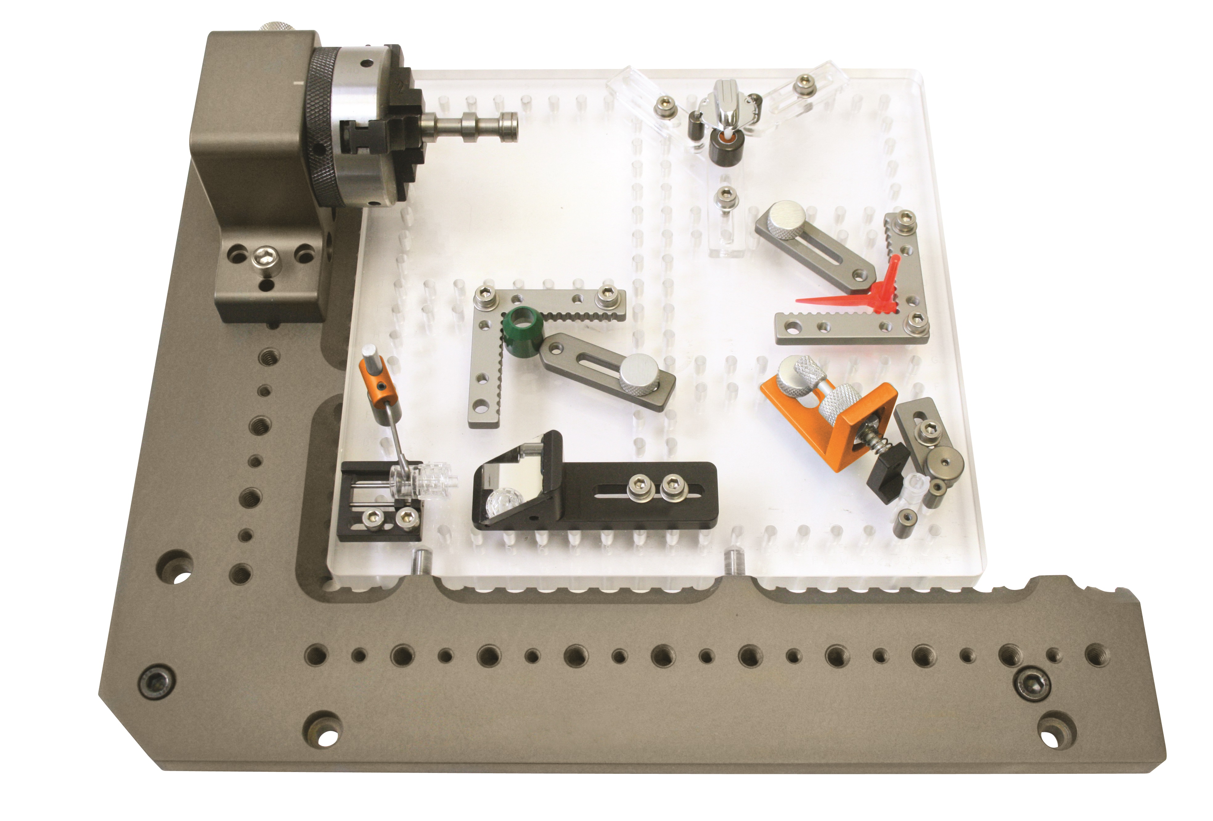 Meerdere producten opgespannen op QuickLoad Corner