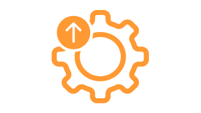 Icon representing increased productivity