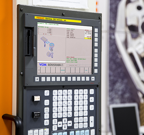 Renishaw GUI on a Fanuc controller