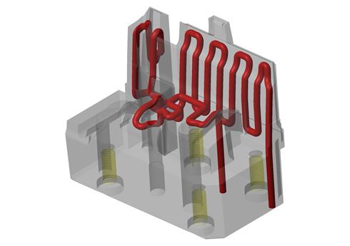 Insert en acier imprimé en 3D