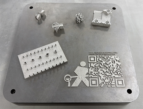 Cookson Industrial example build plate