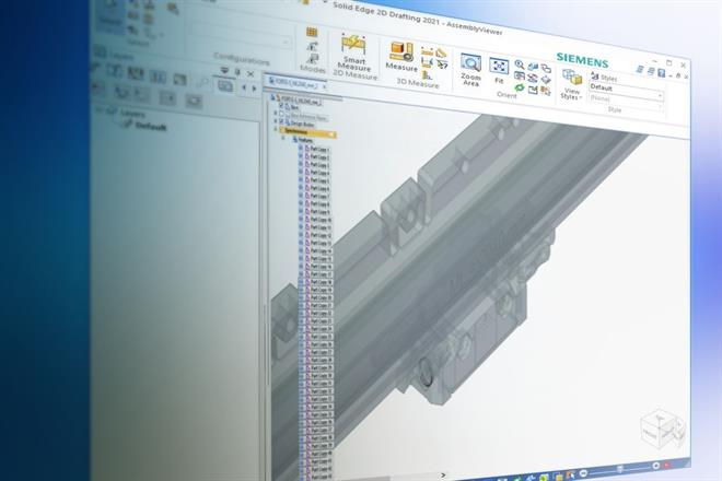 Egy FORTiS™ tokozott útmérő CAD rajza
