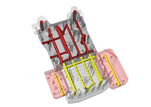 Conception originale d'outil pour le boîtier jaune arrière K2