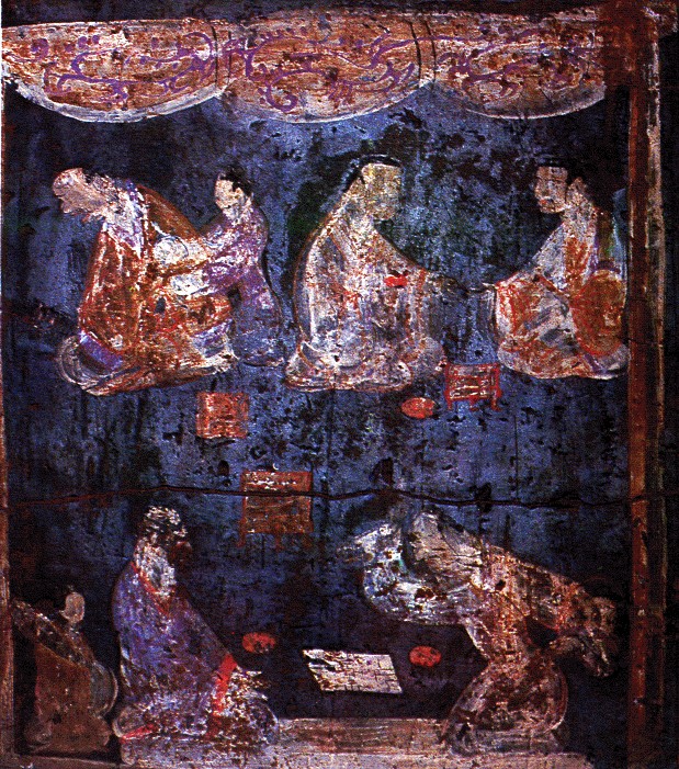 Eastern Han Luoyang Mural of Liubo players