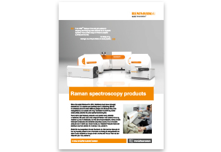 Raman spectroscopy products brochure front cover