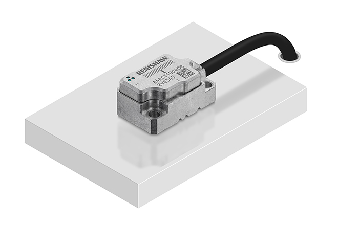 ATOM DX optical encoder on a white plinth