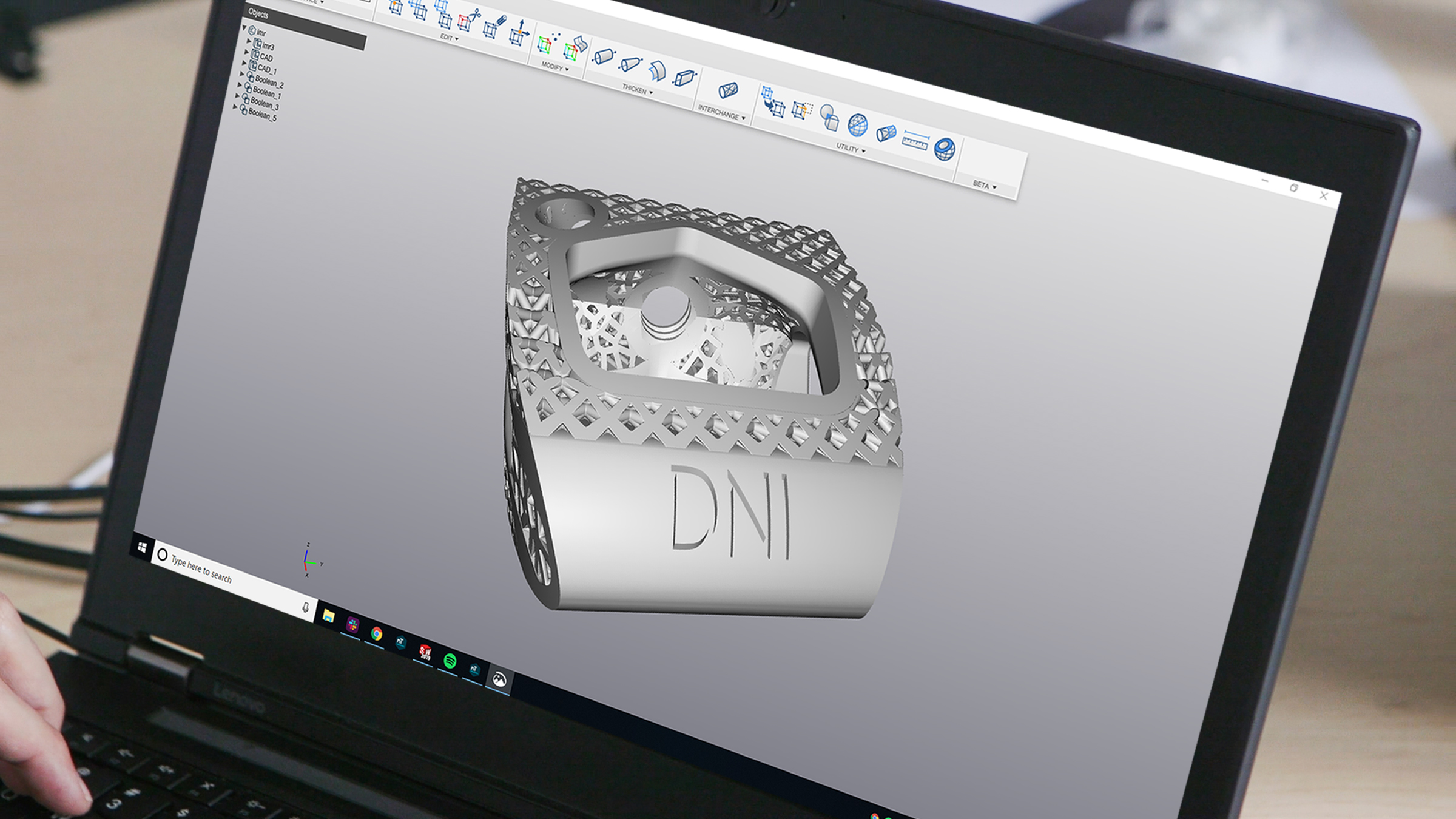 Lattice creation enabled by nTopology Element