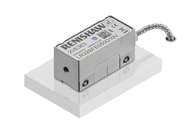 Codeur optique RESOLUTE™ UHV sur une plateforme blanche