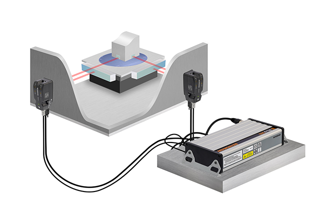 RLE encoder system in a UHV chamber