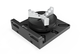 3-jaw chuck on display