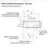 TONiC readhead dimensions top view