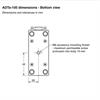 ADTa-100 dimensions - Bottom view