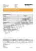 Certificate of conformity: XK10 alignment laser