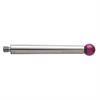 A-5000-7648 - M3 &#216;5 mm ruby ball, stainless steel stem, L 31.1 mm, EWL 31.1 mm