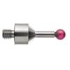 M5 Ø5 mm ruby ball, tungsten carbide stem, L 20 mm