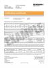 Certificate of calibration:  XC-80 compensator