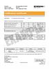 Certificate of calibration:  XC-80 air temperature sensor