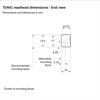 TONiC readhead dimensions end view