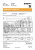 Certificate of calibration:  HS20 laser