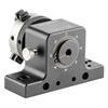 Rotational 3-jaw clamp for use with M4, M6 and 1/4-20 base plates