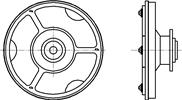 Adaptor plate VAST XXT TL1 web shop drawing