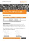 Data sheet:  RenAM 500 series Titanium Ti6Al4V (Grade 23) material data sheet