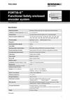 Data sheet:  FORTiS-S™ FS (Functional Safety) enclosed encoder system