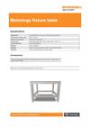 Data sheet:  Metrology fixture table