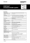 Data sheet:  FORTiS-N™  enclosed encoder system