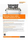 Flyer:  Metrology  fixture tables - flexible solutions for you