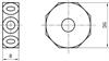 A-5555-3899 - M3 8-star cube XXT, for Zeiss application