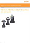 Installation & user's guide:  MCUlite-2, MCU5-2 and MCU W-2 (H-1000-5280) - legacy
