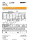 Certificate of calibration:  XC-80 compensator (recalibration)