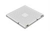 R-PV-13200200-10-4 - M4 multi-hole acrylic plate, 12.0 mm × 200.0 mm × 200.0 mm